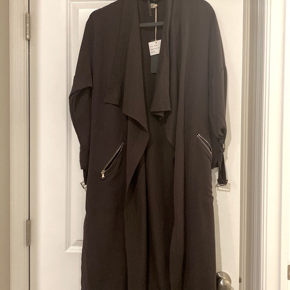 Dolce Cabo long olive green over coat